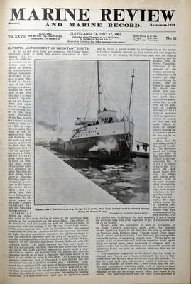 Marine Review (Cleveland, OH), 17 Dec 1903