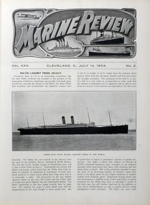 Marine Review (Cleveland, OH), 14 Jul 1904