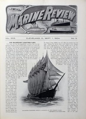 Marine Review (Cleveland, OH), 1 Sep 1904