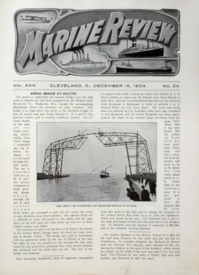 Marine Review (Cleveland, OH), 15 Dec 1904