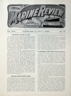 Marine Review (Cleveland, OH), 11 May 1905