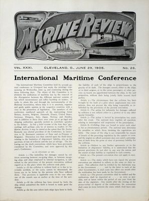 Marine Review (Cleveland, OH), 29 Jun 1905