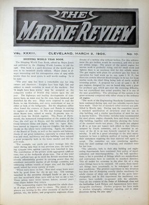 Marine Review (Cleveland, OH), 8 Mar 1906