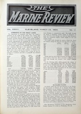 Marine Review (Cleveland, OH), 22 Mar 1906