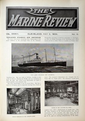 Marine Review (Cleveland, OH), 3 May 1906