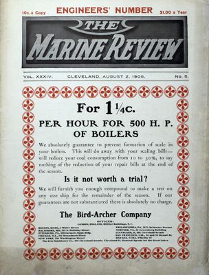 Marine Review (Cleveland, OH), 2 Aug 1906