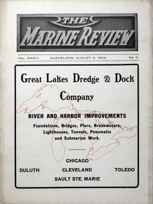 Marine Review (Cleveland, OH), 9 Aug 1906