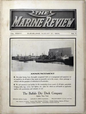 Marine Review (Cleveland, OH), 30 Aug 1906