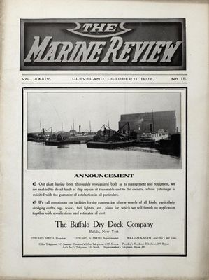 Marine Review (Cleveland, OH), 11 Oct 1906