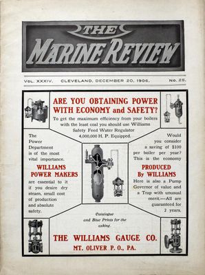 Marine Review (Cleveland, OH), 20 Dec 1906