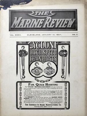 Marine Review (Cleveland, OH), 10 Jan 1907