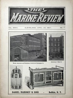 Marine Review (Cleveland, OH), 25 Apr 1907