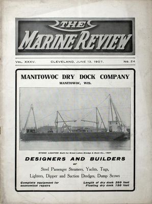 Marine Review (Cleveland, OH), 13 Jun 1907