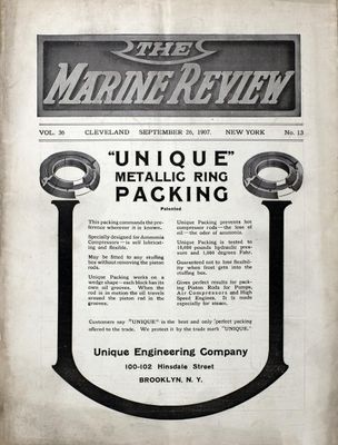 Marine Review (Cleveland, OH), 26 Sep 1907