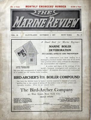 Marine Review (Cleveland, OH), 3 Oct 1907