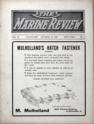 Marine Review (Cleveland, OH), 24 Oct 1907