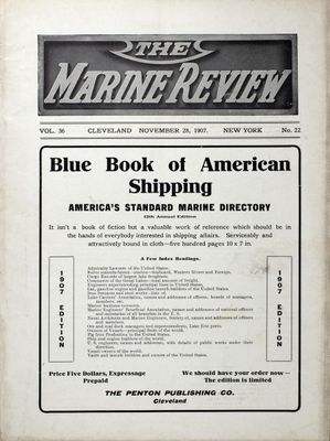 Marine Review (Cleveland, OH), 28 Nov 1907