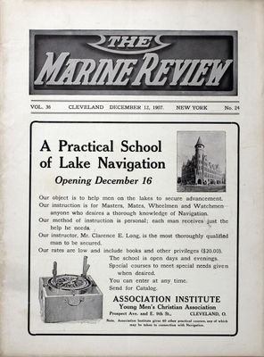 Marine Review (Cleveland, OH), 12 Dec 1907