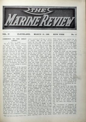 Marine Review (Cleveland, OH), 19 Mar 1908