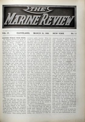 Marine Review (Cleveland, OH), 26 Mar 1908