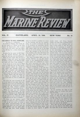 Marine Review (Cleveland, OH), 30 Apr 1908