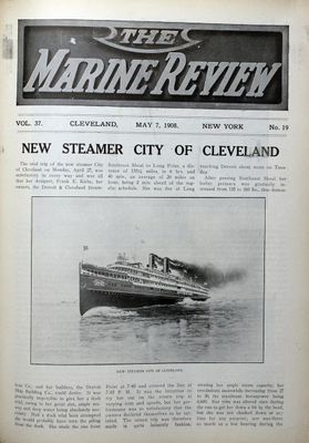 Marine Review (Cleveland, OH), 7 May 1908