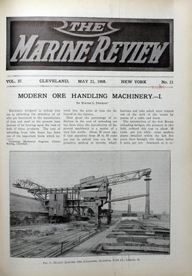 Marine Review (Cleveland, OH), 21 May 1908