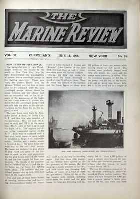 Marine Review (Cleveland, OH), 11 Jun 1908