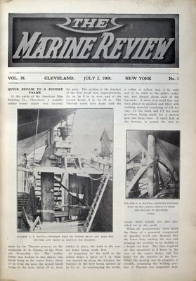 Marine Review (Cleveland, OH), 2 Jul 1908