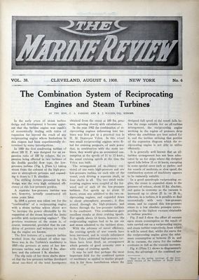 Marine Review (Cleveland, OH), 6 Aug 1908