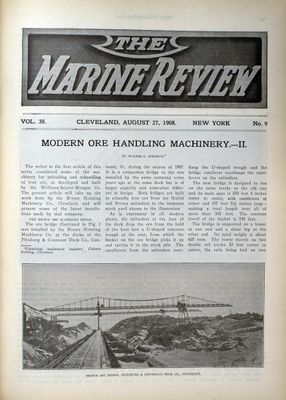 Marine Review (Cleveland, OH), 27 Aug 1908