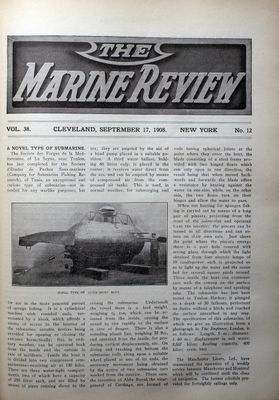 Marine Review (Cleveland, OH), 17 Sep 1908