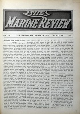 Marine Review (Cleveland, OH), 24 Sep 1908