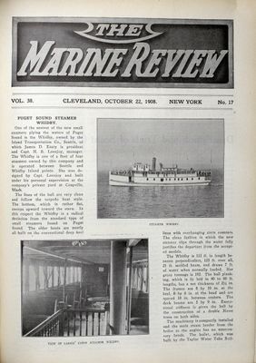 Marine Review (Cleveland, OH), 22 Oct 1908