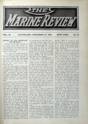 Marine Review (Cleveland, OH), 24 Dec 1908