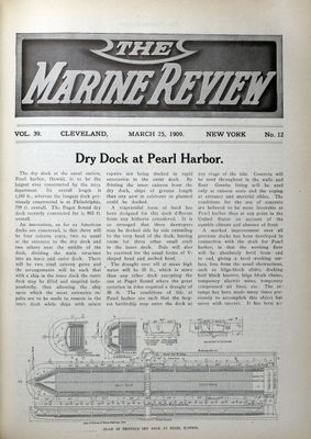 Marine Review (Cleveland, OH), 25 Mar 1909