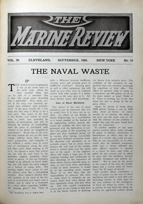 Marine Review (Cleveland, OH), September 1909