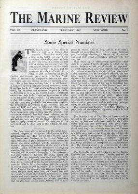 Marine Review (Cleveland, OH), February 1912