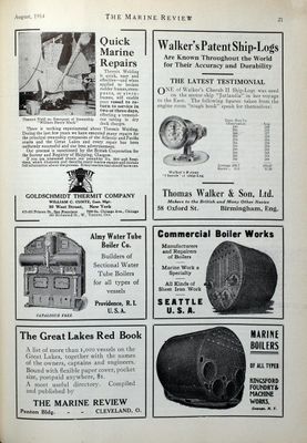 Marine Review (Cleveland, OH), August 1914