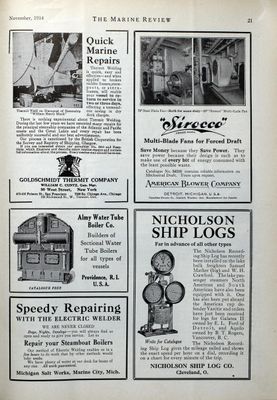 Marine Review (Cleveland, OH), November 1914