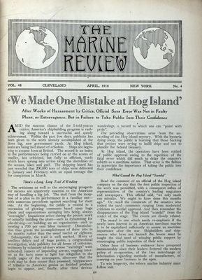 Marine Review (Cleveland, OH), April 1918