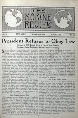 Marine Review (Cleveland, OH), November 1920